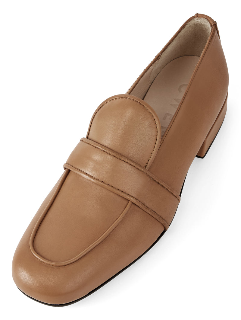 Jordan Loafer In Tan Leather