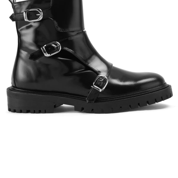 Lace up discount monk boots