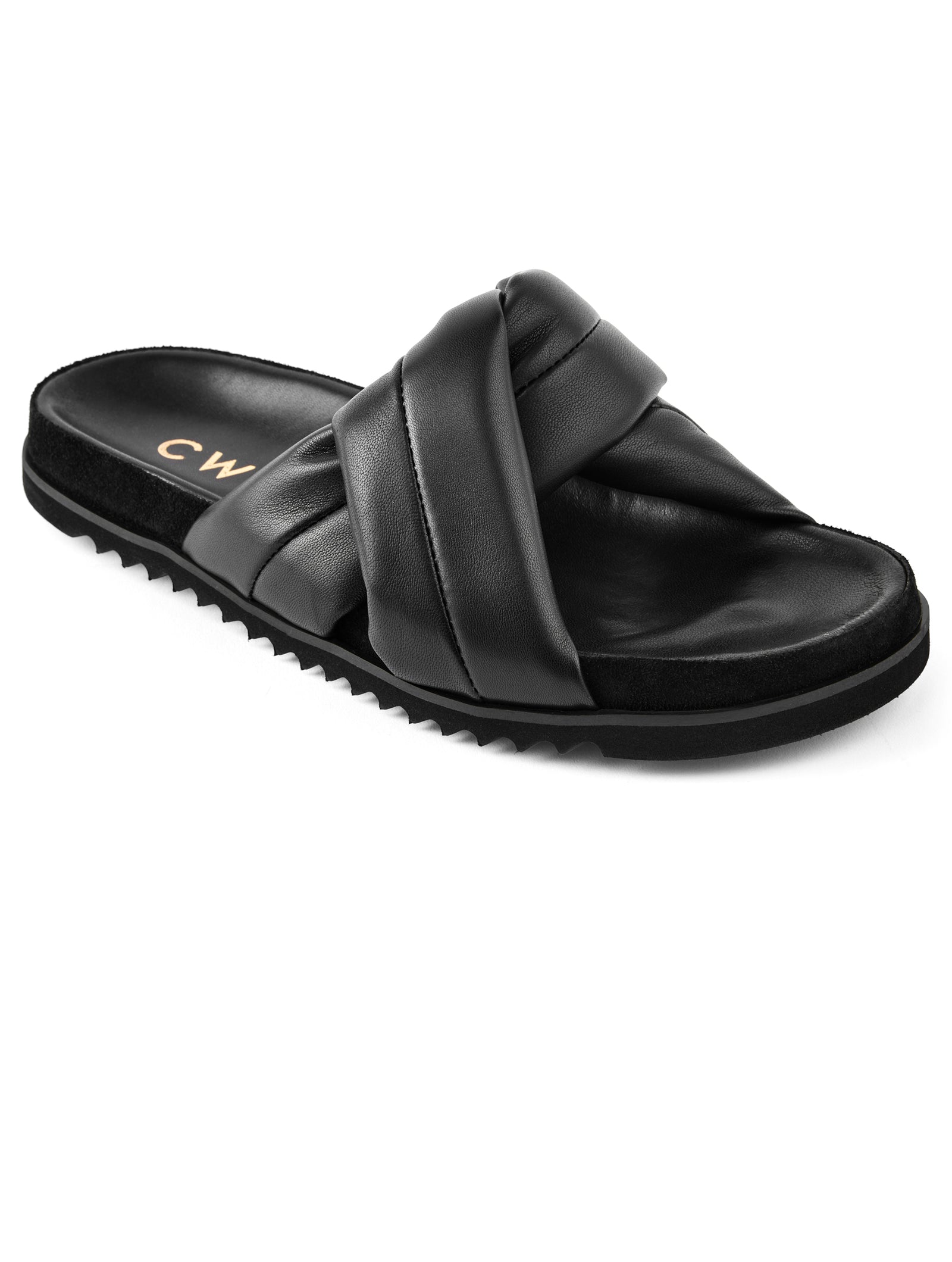 Twist Mules in Black